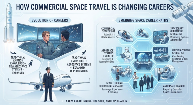 How Commercial Space Travel Is Changing Careers - Astronaut & Pilot